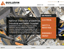 Tablet Screenshot of guillevin.com